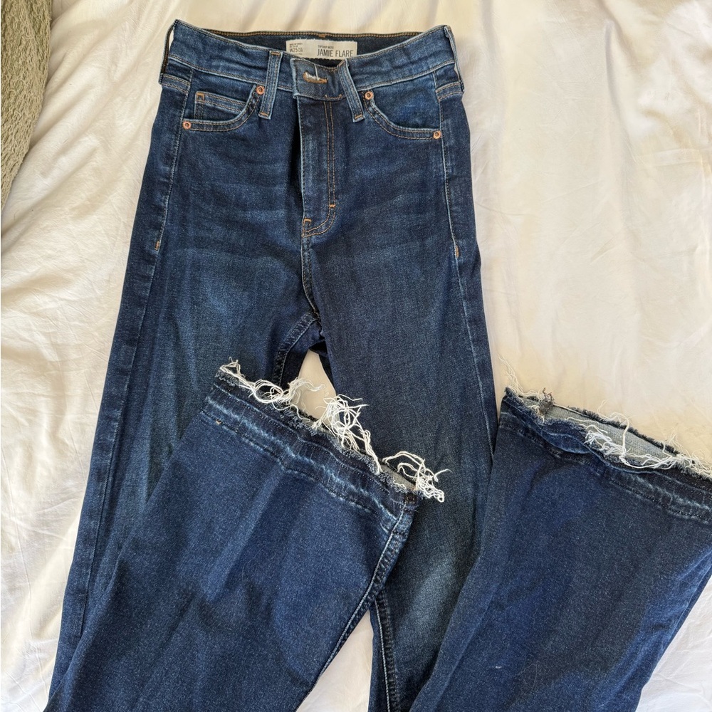Topshop Jamie flare jeans